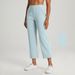 Women's Clothing Yoga Cropped Pants Sand Washed Air Layer Nude Slimming Sports Fitness Pants_ecoleips.com