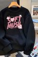 FW25 Matching Couple Cotton Crew Neck Sweatshirt - His & Hers_ecoleips.com