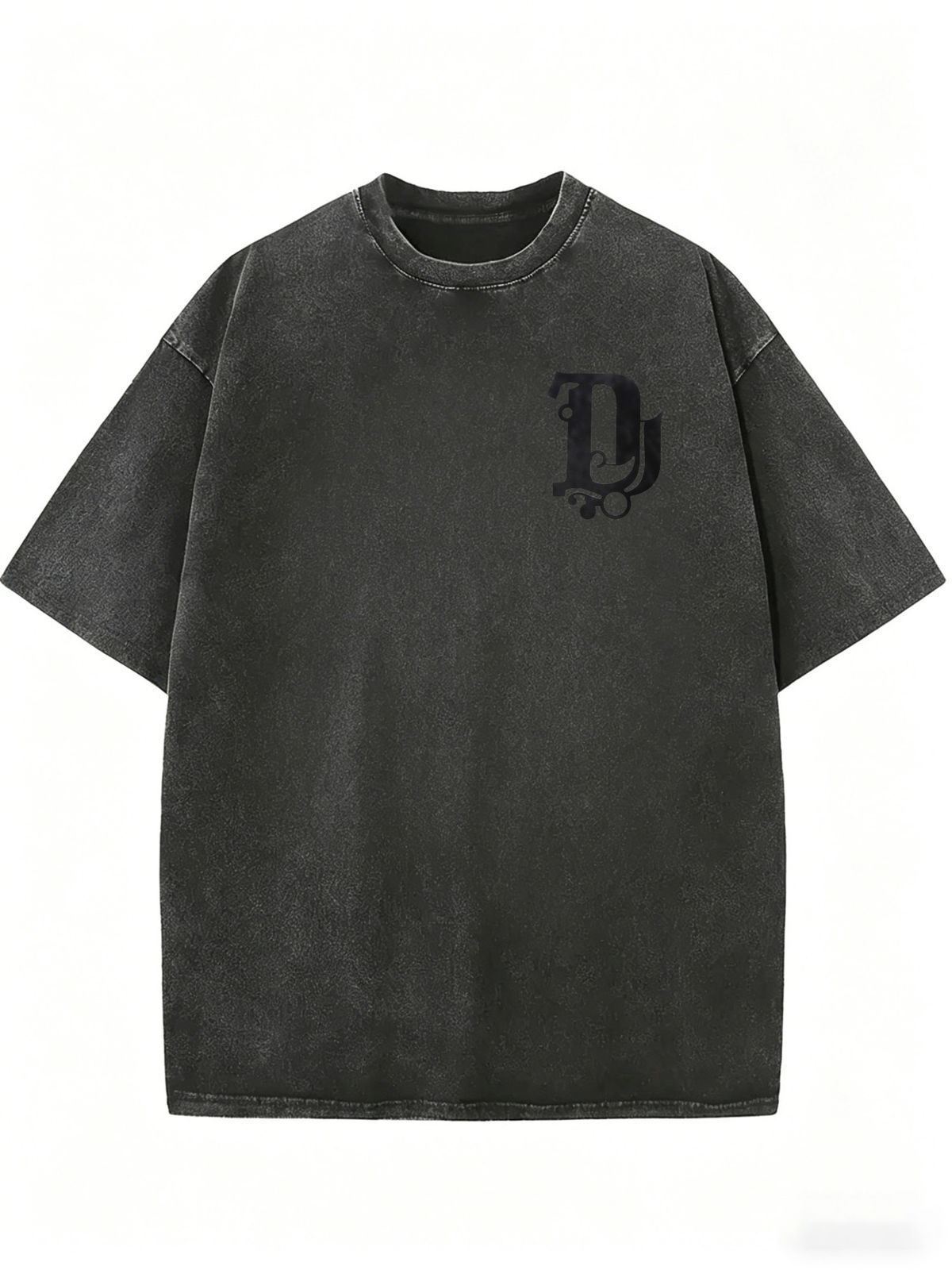 Unisex Vintage Wash Oversized Tee, Relaxed Fit Casual Street Style T-Shirt For Men & Women_ecoleips.com