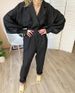 Seasonal Outfit: Autumn/Winter Long-Sleeve Blouse With Loose-Fitting Solid Color Cotton-Linen Pants For Casual Fashion_ecoleips.com