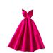 Women's Clothing Light Luxury Lady Dress Feminine V Neck Chest Revealing Suspenders A Line Puffy Dress High End Small Dress_ecoleips.com