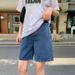 Women's High-Waisted Slimming Denim Shorts Summer Style Thin Fashionable Casual Wide Leg Five-Point Pants plus Size_ecoleips.com