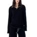 American Retro Cleanfit Old Money Style Polo Collar Knitted Sweater For Men And Women, High-end Loose Long-sleeve_ecoleips.com
