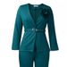 K Women's New Solid Color Fashionable Suit Pants Two-piece Set_ecoleips.com