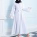 Miaoxiangyi Clothing New 2025 Spring Muslim Women's Embroidered Sequin Cuff Robe_ecoleips.com