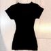 Gothic Print Rhinestone T-Shirt Women's Black Long Sleeve V Neck Slim Waist Gothic Top for Spring American Style_ecoleips.com