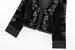 Women's Clothing Long Sleeved Velvet Bomber Jacket Elegant American Style Embroidered Spring Office Daily Clothing_ecoleips.com