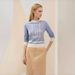 Elegant Long-Sleeved Striped Sweater, New Hollow-Out Round-Neck Knit Top, Loose And Casual Stylish Top_ecoleips.com