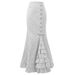Aria Basics Aria Basics European And American Foreign Trade Women's Gothic Black Half Dark Style Long Subculture Bodycon Mermaid Skirt Women_ecoleips.com