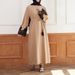 New 2025 Spring Muslim Women's Embroidered Sequin Cuff Robe_ecoleips.com