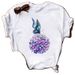 European And American Cross-border Foreign Trade Wholesale Women's Floral Round-neck Plus-size Short-sleeve T-shirt Tops_ecoleips.com