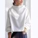 2026 New Cross-Border Casual Urban European And American Style Fleece Sweater Pullover High Neck Loose Fit Women's_ecoleips.com