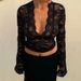 European And American Cross Border Summer And Autumn Solid Color Slim V Neck Long Sleeved Lace Sexy Hot Girl Bottoming Shirt Female_ecoleips.com