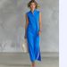 Sleeveless Collared Button Detail Long Casual Slimming Dress For Women New Fashion_ecoleips.com