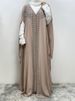 New Design Ramadan Muslim Abaya Luxury Arabian Bat Sleeve Robe Rhinestone Hooded Dress Fashion Elegant Dubai Middle East Kimono_ecoleips.com