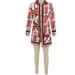 Elegant Two Piece Pant Set Long Sleeved Top With Shorts Sophisticated Print For Spring Autumn Summer_ecoleips.com