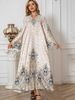 Middle East Cross-Border Muslim Long Robe Leopard Print Beaded Rhinestone Arabic Dress For Women, Stylish And Elegant Clothing_ecoleips.com