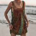 Cross-border Bestseller U-neck Sleeveless Loose New Tank Casual Sequined Sexy Camisole Dress Women's Clothing_ecoleips.com