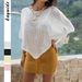 Diyun European And American Hot Girls Fashionable Sexy Hollow Out Shawl T-Shirt Knitwear Women's Clothing 2026_ecoleips.com