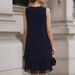 2026 European And American Cross-border Independent Site Elegant Casual Multi-layered Chiffon Flowing Dress New_ecoleips.com