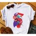 European And American Cross-border Foreign Trade Wholesale Clothing, Colorful Nail Polish Round-neck Plus-size_ecoleips.com