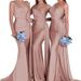Women's Clothing Bridesmaid Dress Single Piece Fishtail Evening Dress For Women_ecoleips.com