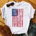 Eurean And American Cross-border Foreign Trade Clothing, Fun Pattern Round-neck Printed Women's Short-sleeve T-shirt_ecoleips.com