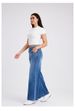 K High Waisted Yoga Jeans For Women, High Stretch And Slimming, Loose Pockets, Wide Leg Casual Pants_ecoleips.com