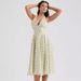 European And American Women's Summer Sweet Style Backless Halter Neck Fashion Floral Pattern Waist-cinching Versatile_ecoleips.com