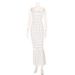 Women's Summer Fashion Polka Dot Strapless Slim Fit Pleated Patchwork Bodycon Dress European American Style Elegant Thin Dress_ecoleips.com