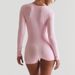 2025 Spring New European And American Style Ribbed Solid Color U-Neck Buttoned Tight-Fitting Sports Yoga Jumpsuit_ecoleips.com