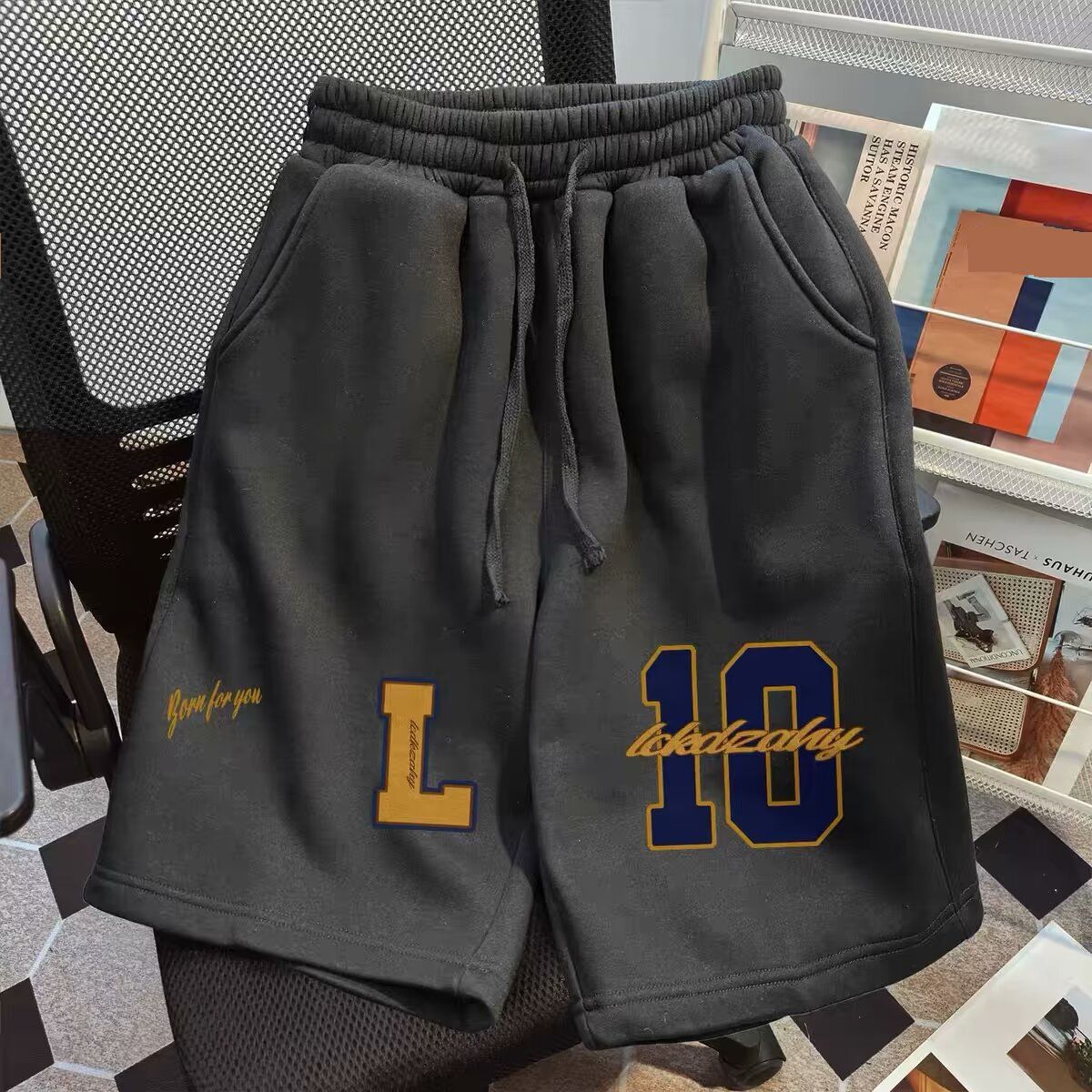 Women's Clothing Sports Casual Shorts For Men And Women Summer New Style High Waist Loose Versatile Shorts Straight Pants_ecoleips.com