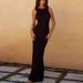 Sexy Backless Long Cover Up Dress With Sequins – Beach Sheer Sun Protection Kimono Wrap For Women, Lightweight Swimwear Cover Up For Pool Party_ecoleips.com