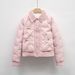 Pinghu Little Fragrance Style Jacket For Women, Short New Autumn Lightweight White Duck Down Embossed Korean Version_ecoleips.com