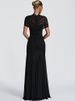 JULISSA MO Patchwork Sexy Hollow Out Sheer Mesh Women Maxi Dress Turtleneck Ruched Dress Spring Slim Elegant Party Evening Dress_ecoleips.com