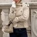 women's double breasted short trench coat – stylish autumn outerwear, lightweight polyester, classic british style, casual & office wear_ecoleips.com