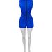 Women's Clothing Casual Women's Sleeveless Jumpsuit Zipper Design Style Drawstring Pockets Shorts For Formal & Casual For Women_ecoleips.com