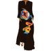 2026 European And American Spring/Summer New Women's V-neck Long Sleeve Pocket Printed Loose Dress_ecoleips.com