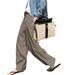 High Waist Wide Leg Pants For Women, Casual Comfortable Trousers With Pockets, Flowy Relaxed Fit Pure Color Streetwear For Spring Fall_ecoleips.com