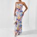 plus Size Elegant Backless Strapless Dress Summer New European American Style Ankle-Length Casual Women's Sleeveless Gown_ecoleips.com