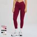 Women's Clothing High Waist Yoga Pants For Women Nude Feel Fitness Sports Running Tights Cross Waist Outdoor_ecoleips.com