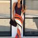 Women's Fashionable Sexy Printed Bodycon Skirt Halter Neck V Neck Color Block Dress Hot Selling_ecoleips.com