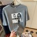 Women's Short Sleeve T-Shirt White Top Slimming Loose Fit Fashionable Versatile Youthful Base Layer for Spring Autumn Winter_ecoleips.com