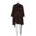 Autumn Winter New Brown Ruffled Strap Nightdress Long Sleeve Robe Pajamas Two-Piece Set European American Homewear_ecoleips.com