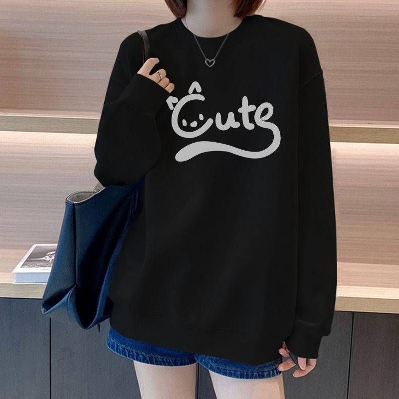 FW25 Matching Couple Cotton Crew Neck Sweatshirt - His & Hers_ecoleips.com