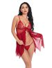 Women's Clothing Lingerie Sets Alluring Lace Mesh Camisole Nightgown Summer_ecoleips.com