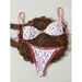 Aria Basics New European And American Style Women's Swimsuit, Cherry Print Bikini Set With Thin Straps, Sexy Two-piece, Backless For_ecoleips.com