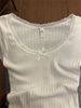 Pure Desire Lace Trim Hollow Short Sleeve T-Shirt Women's 2026 New Summer Slim Fit Short Design Sense Top Korean Style Cotton..._ecoleips.com