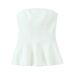 Aria Basics Aria Basics Wholesale For Foreign Trade: New Summer European And American Style Short Skirt-style Hem Tube Top 4772030_ecoleips.com