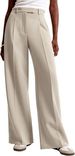 Aria Basics High-waisted Drapey Solid Color Wide-leg Pants, Foreign Trade European And American Loose Casual Straight-leg_ecoleips.com